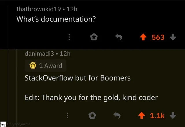 Documentation Defined as 'Stack Overflow for Boomers'