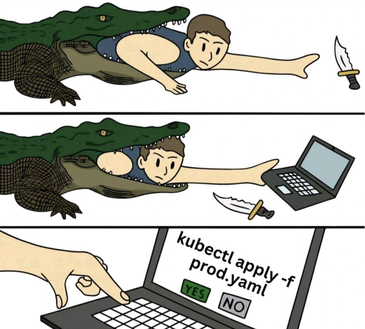 Eaten by a Crocodile, Still Applying prod.yaml