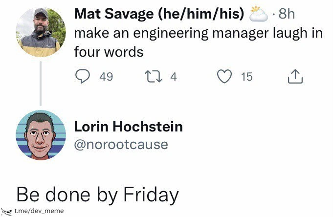 Four-word challenge: "Be done by Friday" makes managers nervously laugh