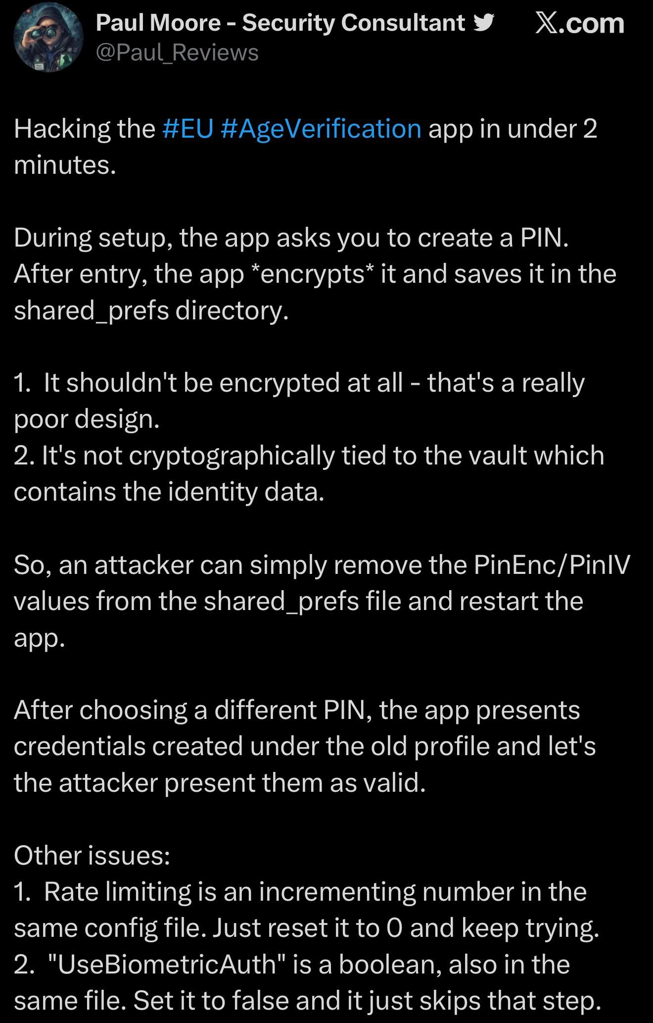 EU Age Verification App Hacked in Under 2 Minutes