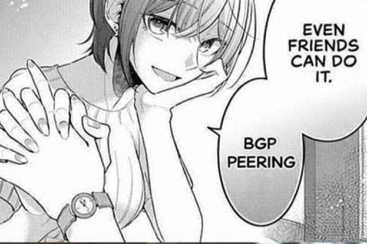 Even Friends Can Do BGP Peering