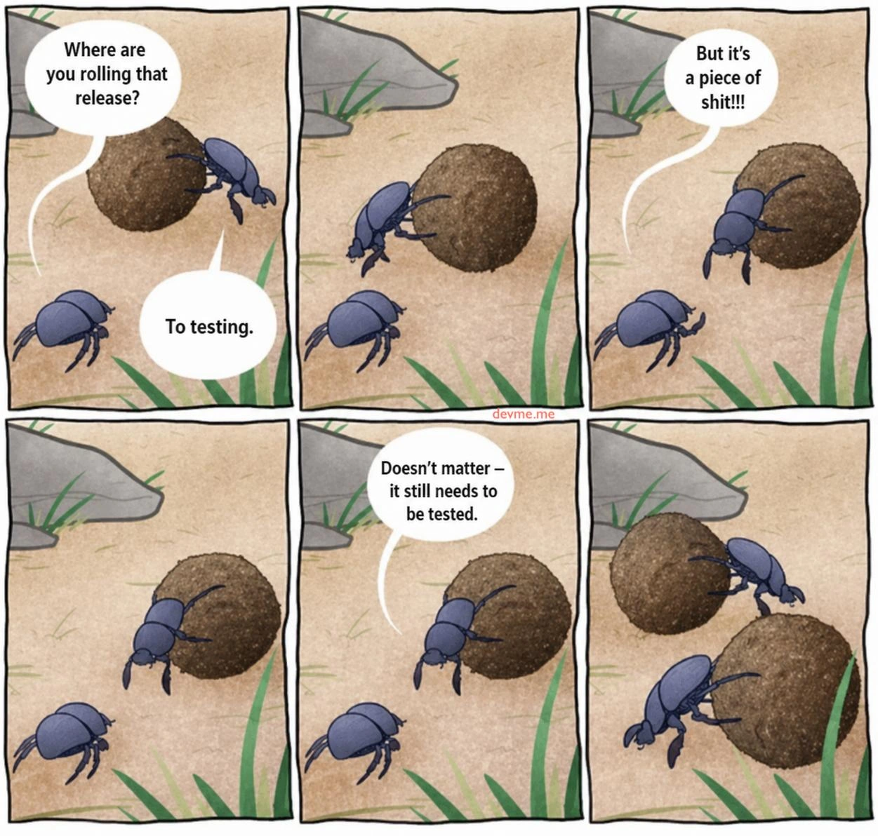 Even Garbage Releases Enter the Test Pipeline