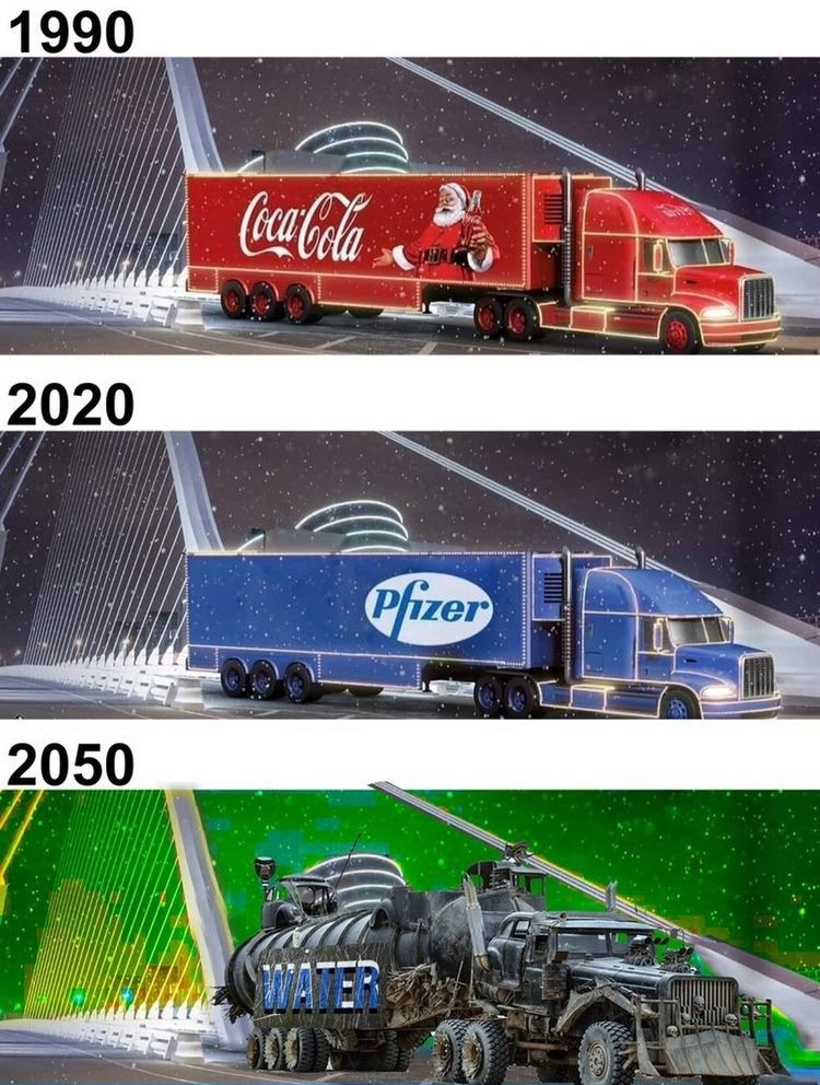 A Timeline of Iconic Trucks: From Christmas Cheer to Dystopian Water Wars