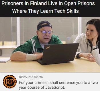 Sentenced to Two Years of JavaScript