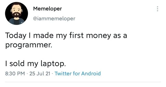 A Programmer's First Paycheck: An Unexpected Origin Story