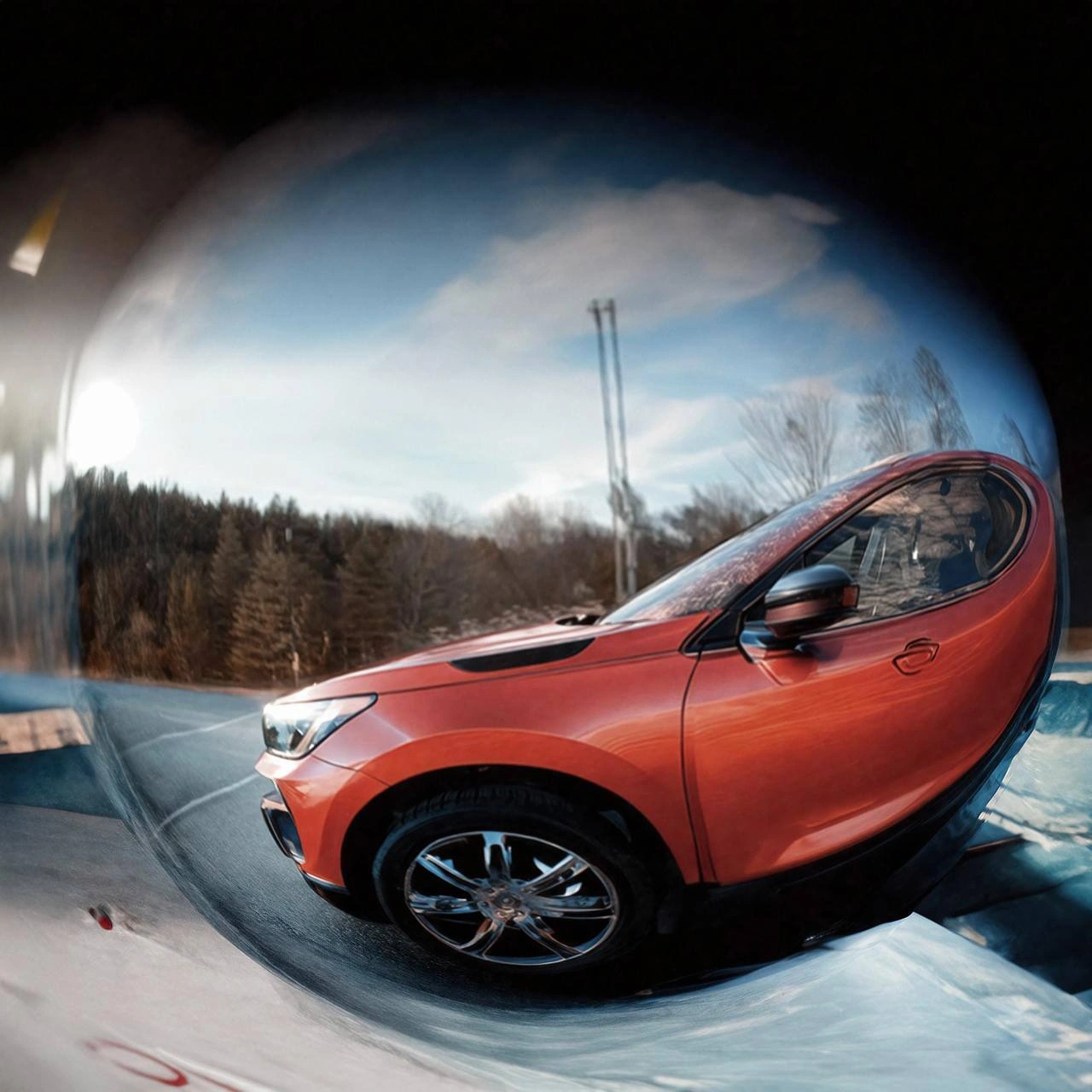 When the projection matrix turns your car model into a carnival mirror ride