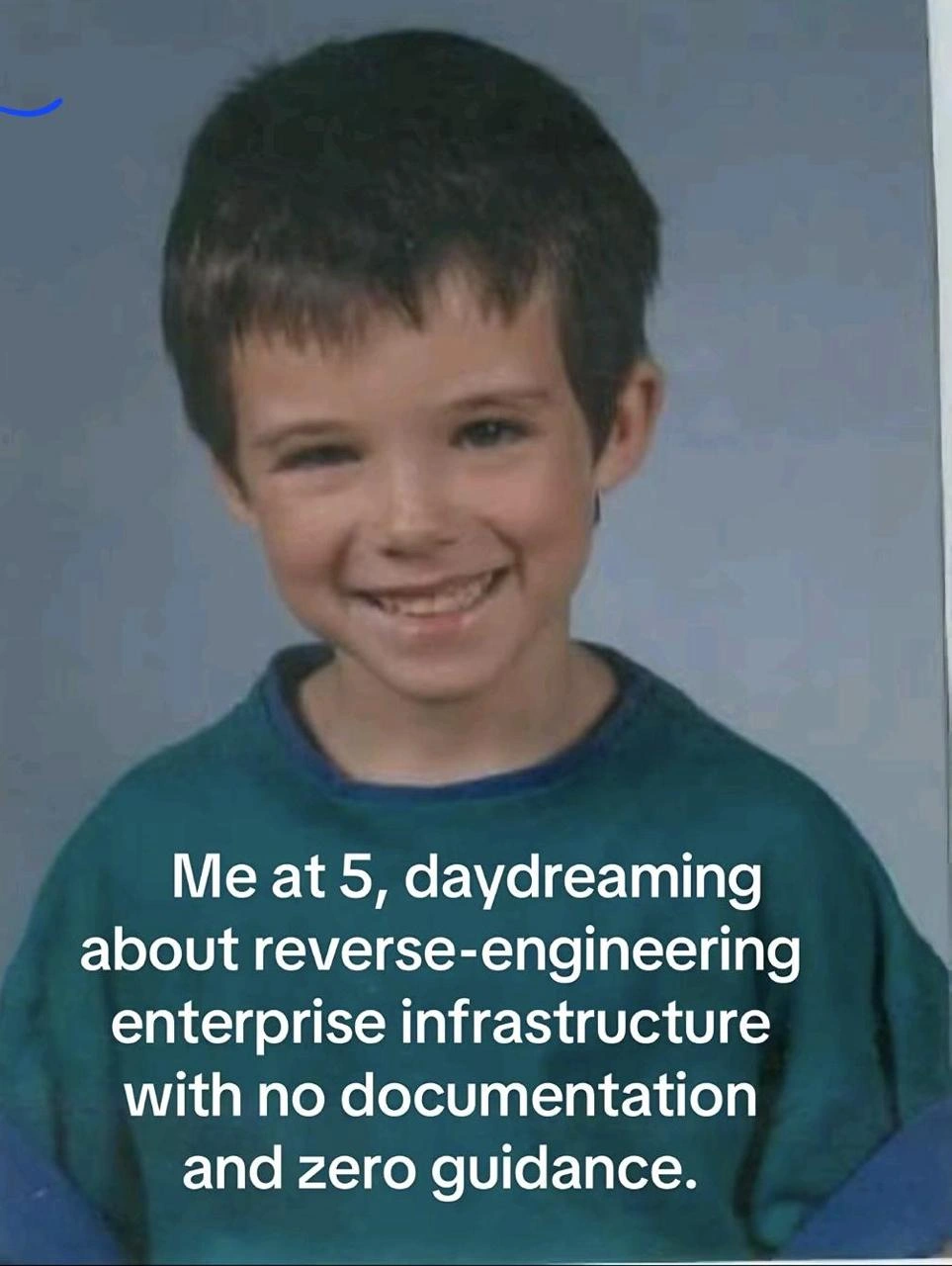 Five-Year-Old Dreams of Undocumented Enterprise Reverse-Engineering