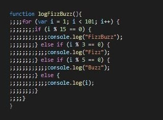 FizzBuzz, Now With Defensive Semicolons