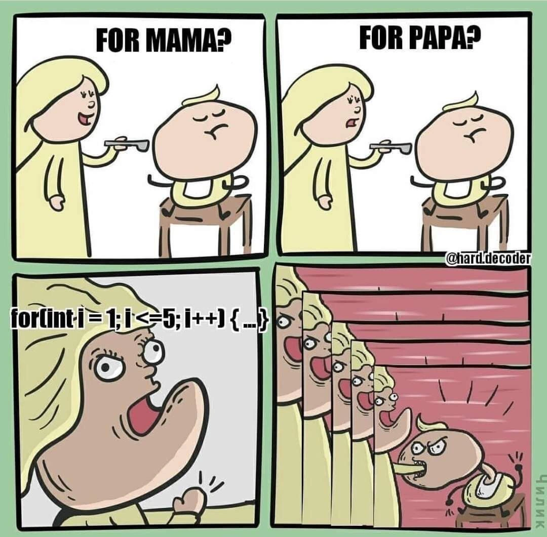 When a For-Loop is the Only Universal Language