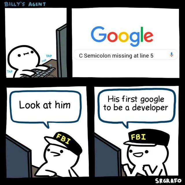 A Developer's First Google Search: A Wholesome Rite of Passage