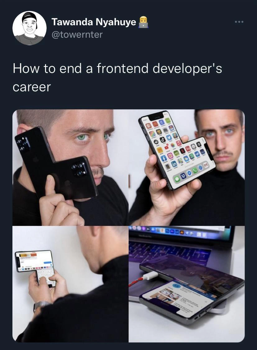 Hardware-induced UX chaos ends a frontend developer's career instantly