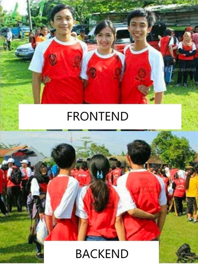 Frontend presentation vs. backend reality