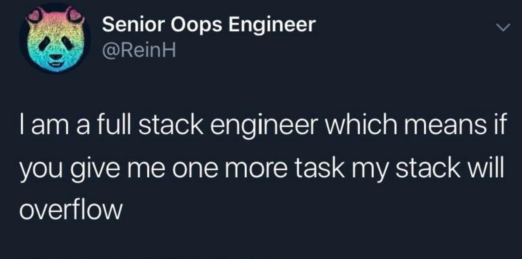 Full Stack Overflow Imminent
