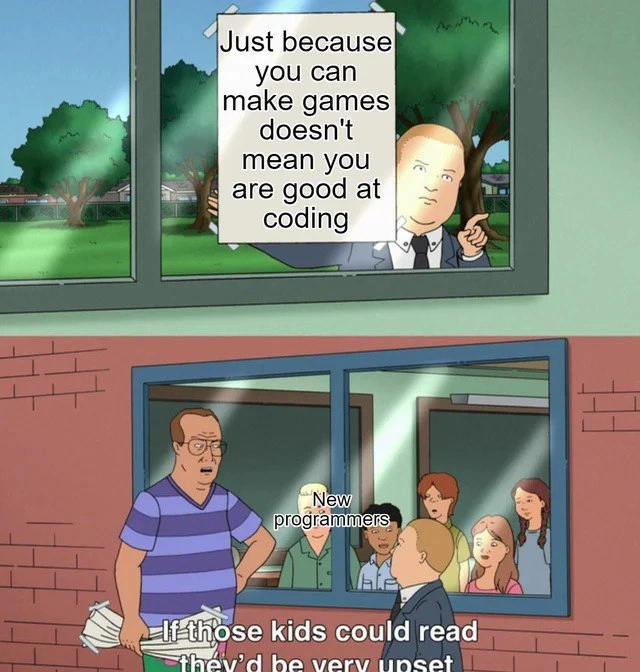 Gatekeeping Game Development from 'New Programmers'