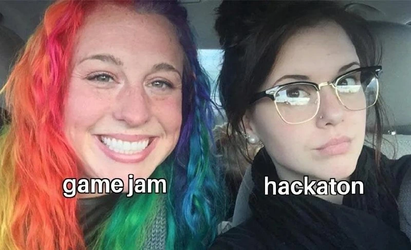 Game Jam Energy Versus Hackathon Reality
