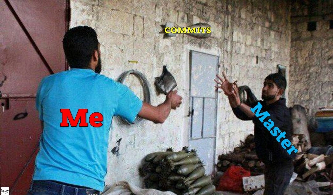Carelessly Pushing Commits to the Master Branch