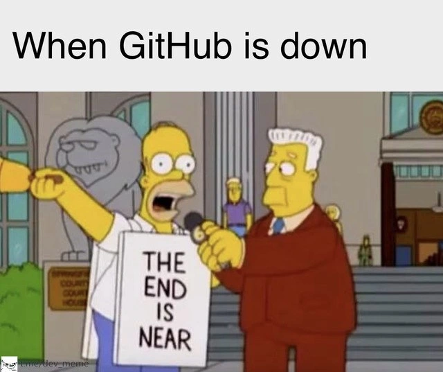 Developers react like apocalypse prophets when GitHub unexpectedly goes down
