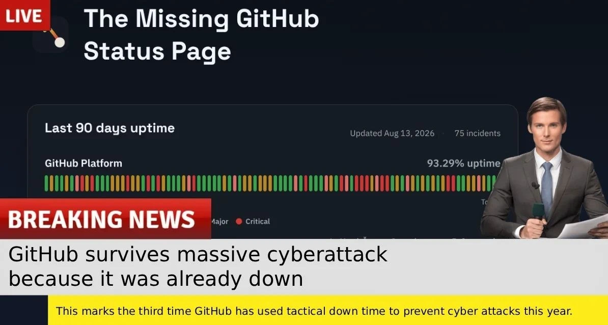 GitHub Survives Attack by Already Being Down