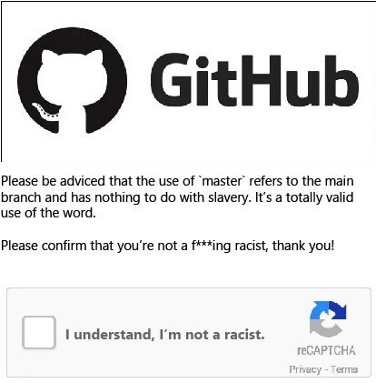 GitHub's Overzealous Inclusive Language Enforcement