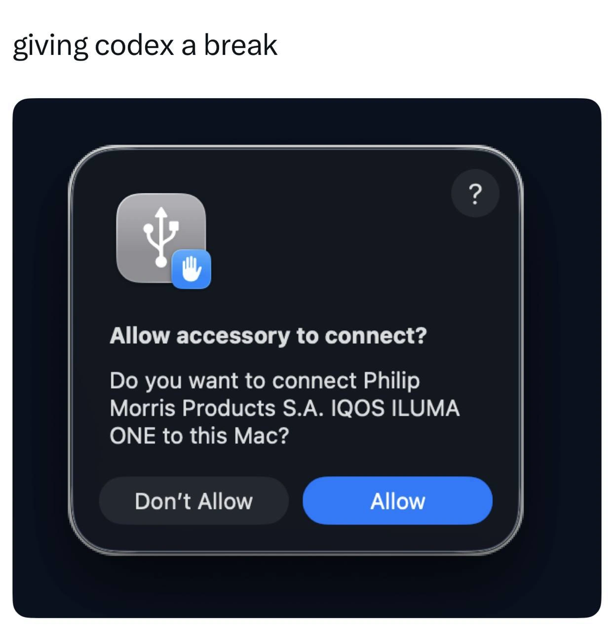 Giving Codex a Break: IQOS Vape Connects to the Mac