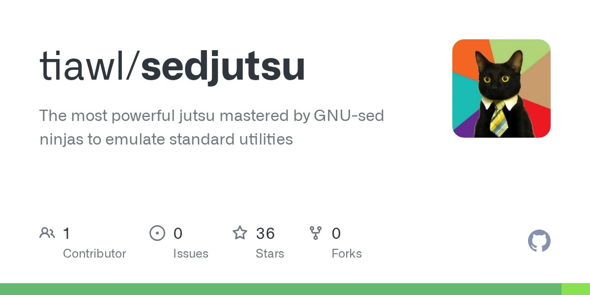 GNU Sed Learns Every Jutsu