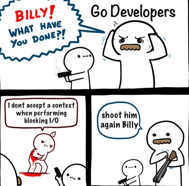 Go Developers' Justice for Blocking I/O Sins
