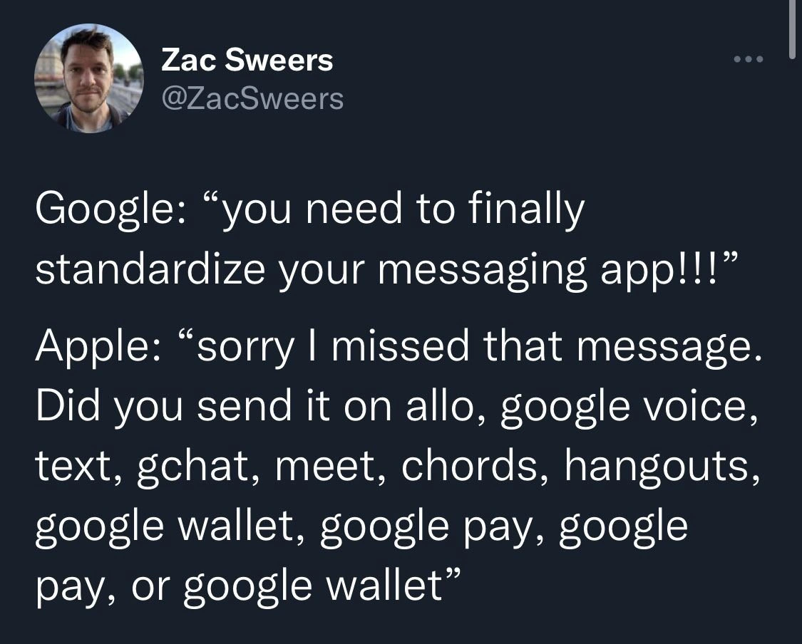 Google Messaging Fragmentation Boomerangs