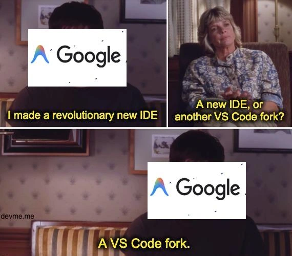 Google Announces Revolutionary IDE That Is Definitely Just Another VS Code Fork