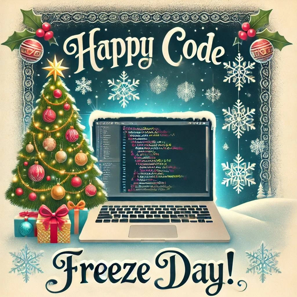 Merry Code Freeze: ornament-decked IDE marks the annual release lockdown