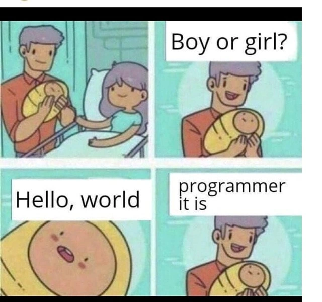 The First Words of a Programmer: Hello, World