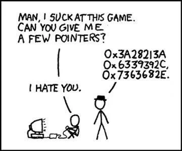 A Very Literal Pointer Implementation