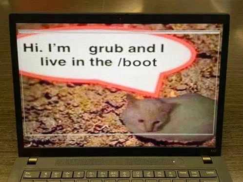 Hi, I'm GRUB and I Live in the /boot