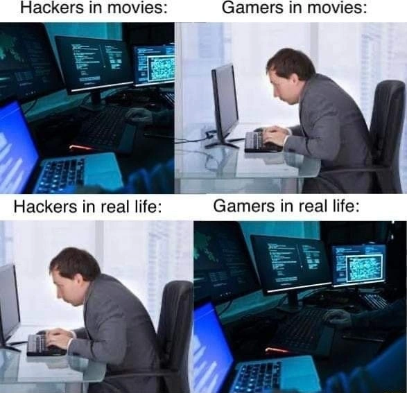Hollywood vs. Reality: The Great Hacker-Gamer Rig Swap
