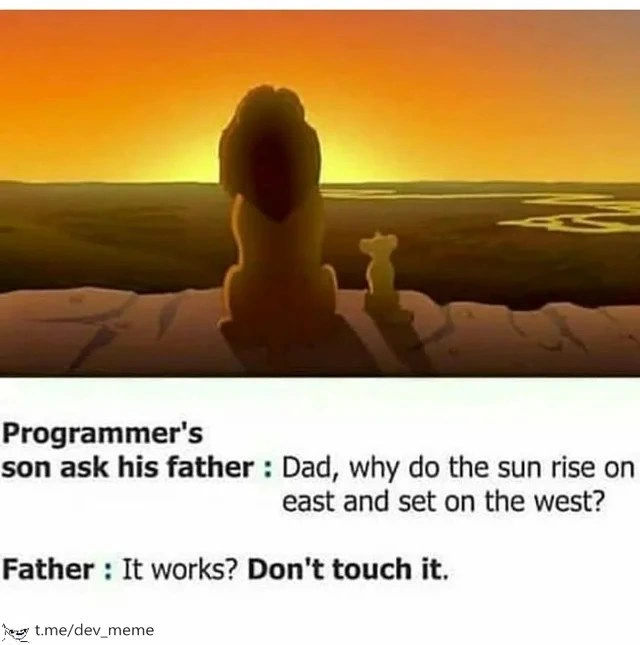 The Programmer's Golden Rule
