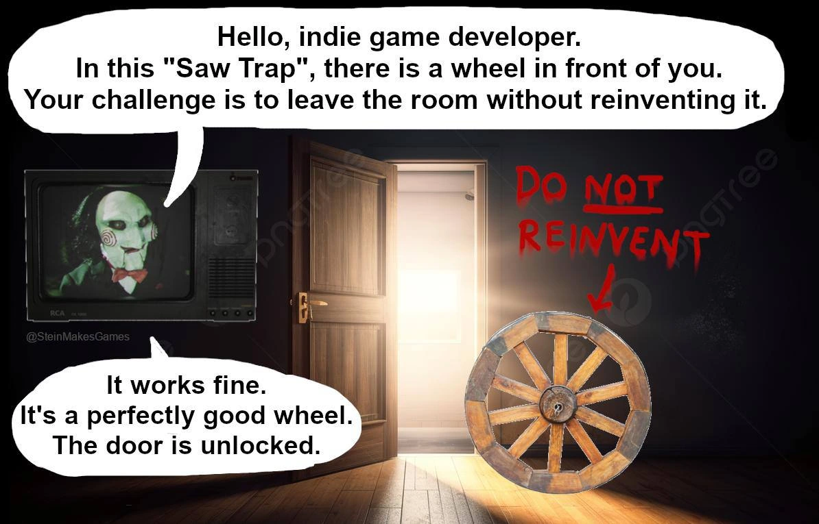 The Developer's Saw Trap: A Challenge to Not Reinvent the Wheel