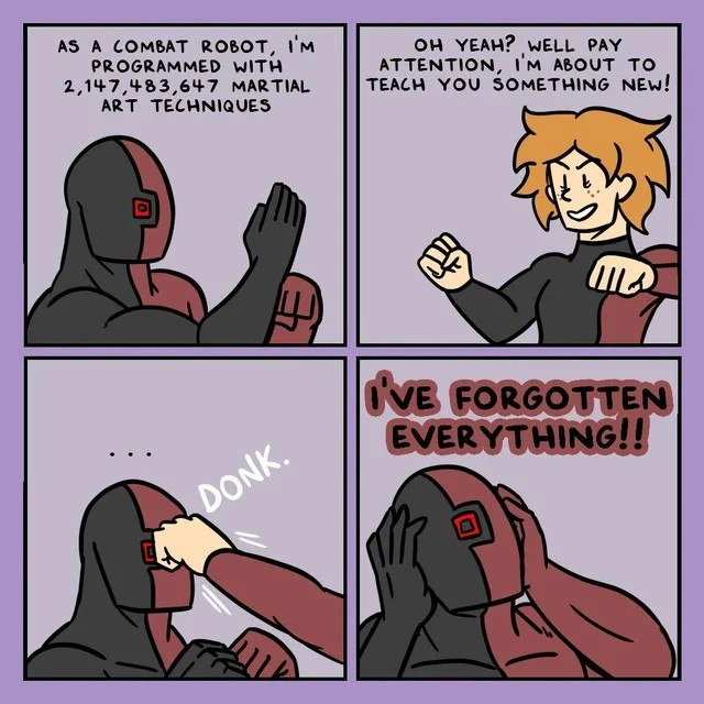 When Your Combat Robot Hits INT_MAX and Learns One More Technique