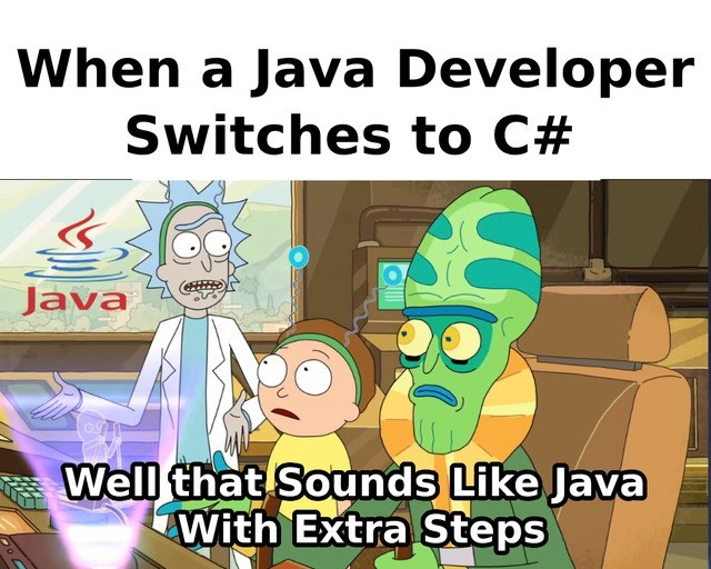 Java Developer's First Look at C#