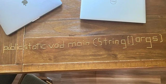 Java Main Method Furniture