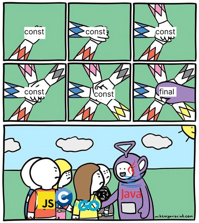 Const-using languages form a pact and invite Java’s lone ‘final’ keyword