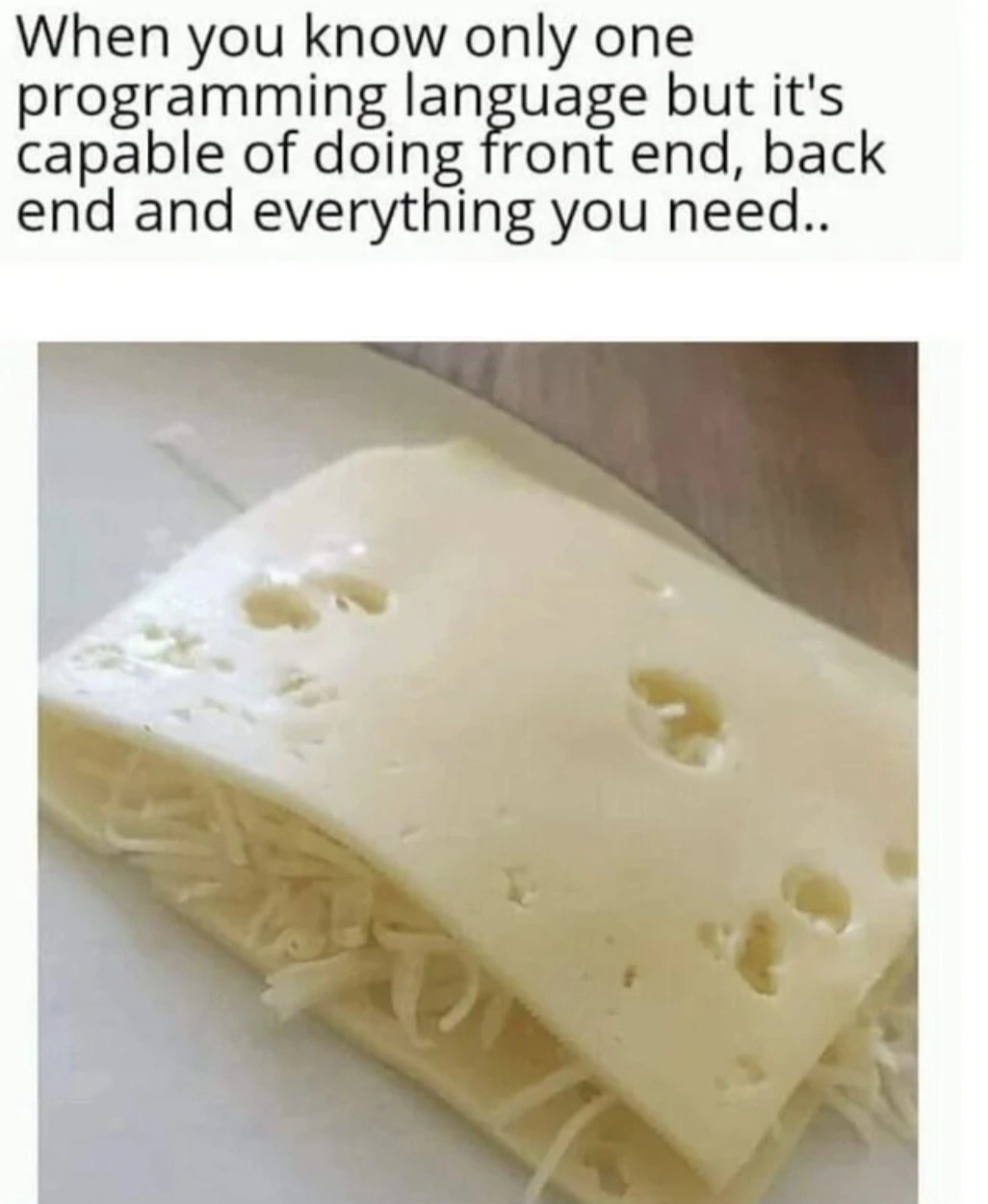 The Full-Stack 'Cheese' Language