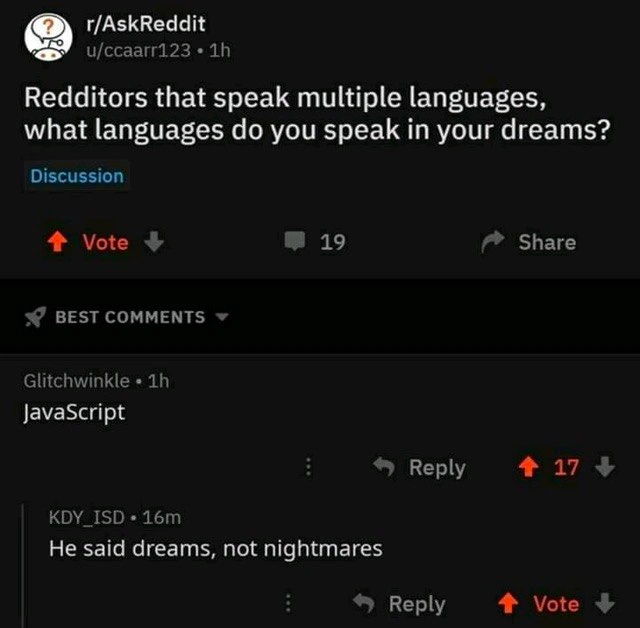 JavaScript: The Language of Nightmares