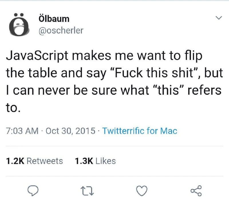JavaScript's Existential 'this' Crisis