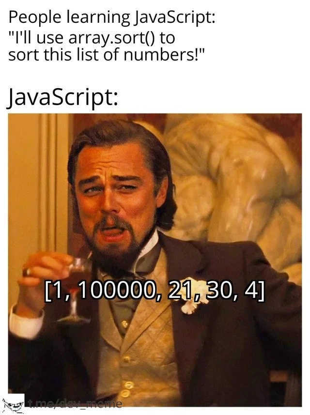 JavaScript's Unique Interpretation of 'Sorting'