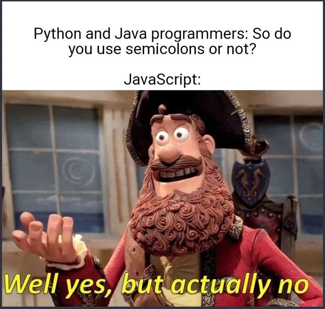 The Schrödinger's Semicolon of JavaScript