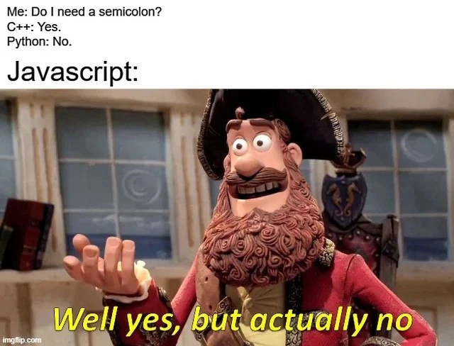 JavaScript's Ambiguous Relationship with Semicolons