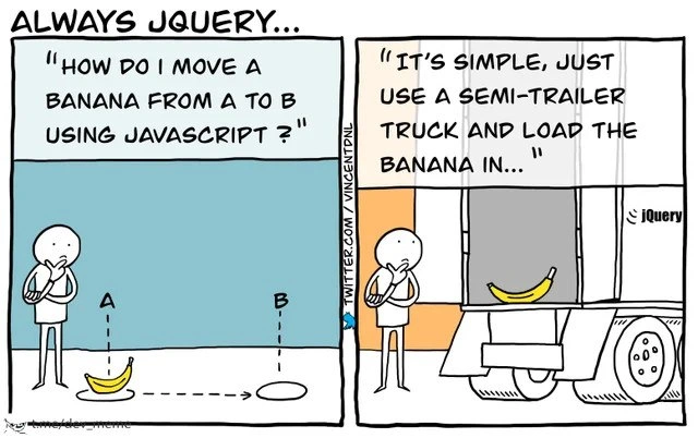 jQuery: The Heavy-Duty Solution for a Lightweight Problem