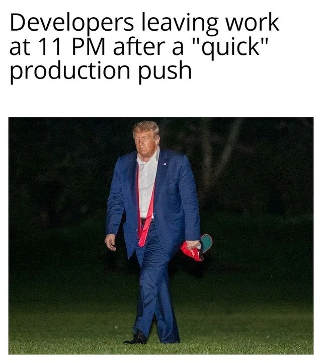 The 'Quick' Production Push Walk of Shame
