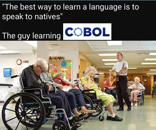 Learning COBOL by Speaking to the 'Natives'