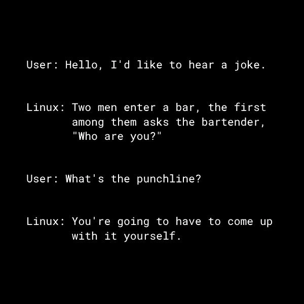 The Linux School of Stand-Up Comedy