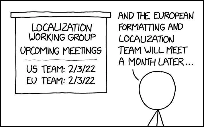 Localization Meets Ambiguous Dates